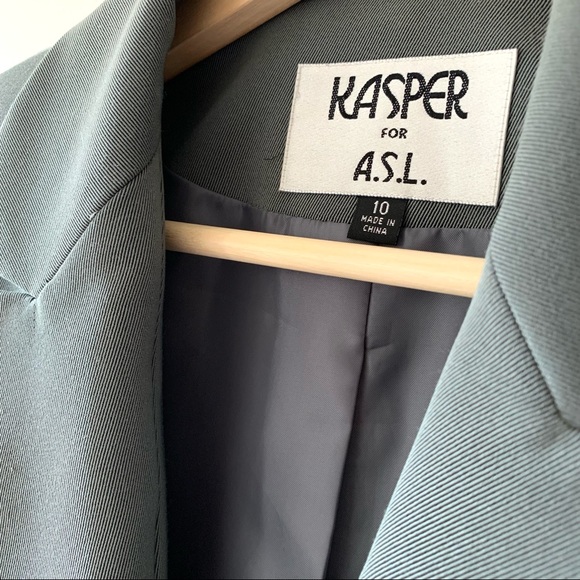 Grey Oversized Blazer - Picture 2 of 4